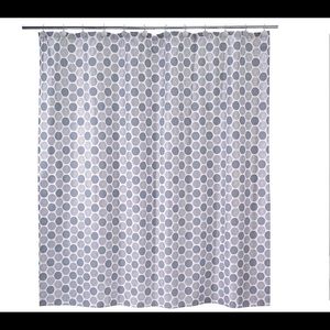 Avanti dotted circle shower curtain